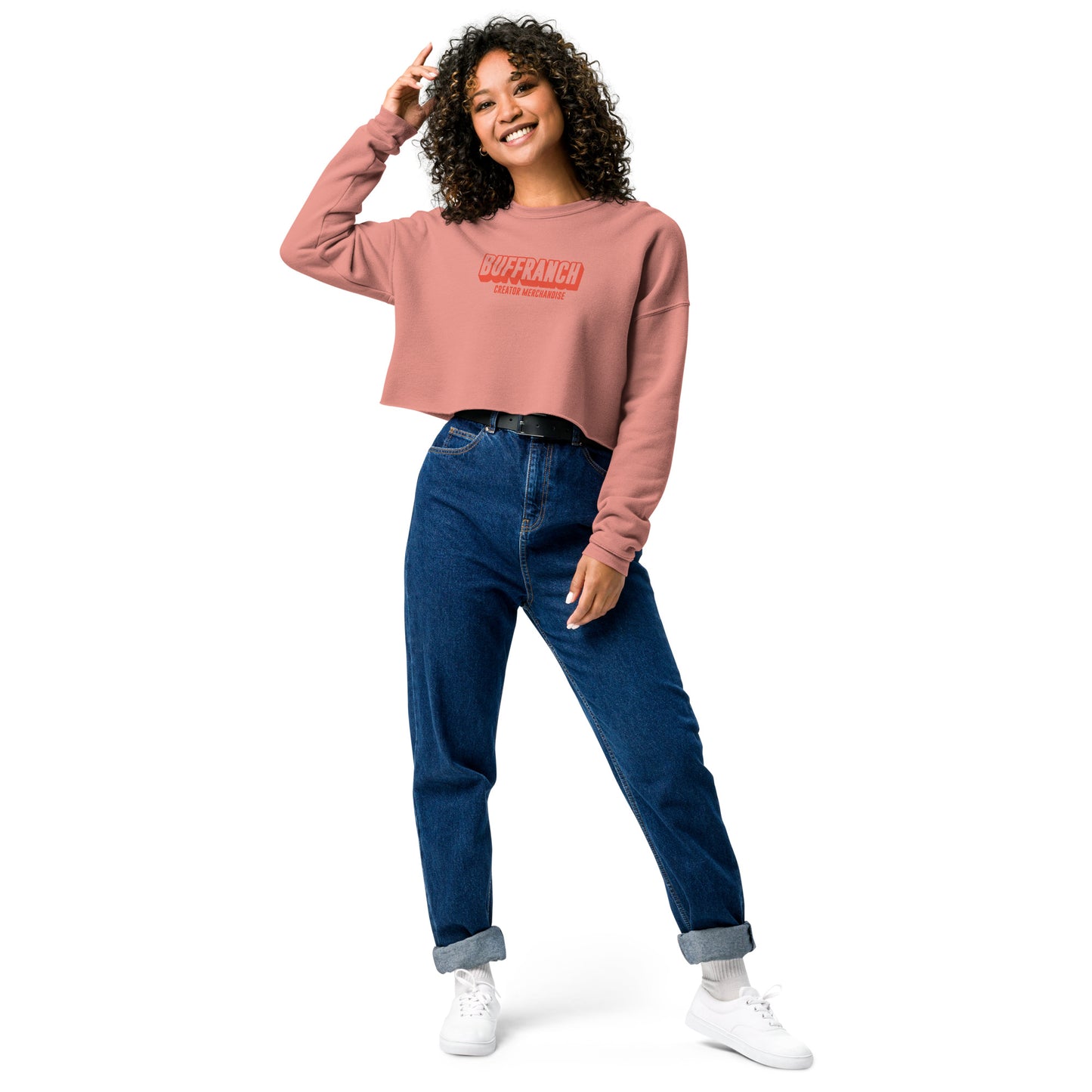 BASIC B Damen Crop Sweater